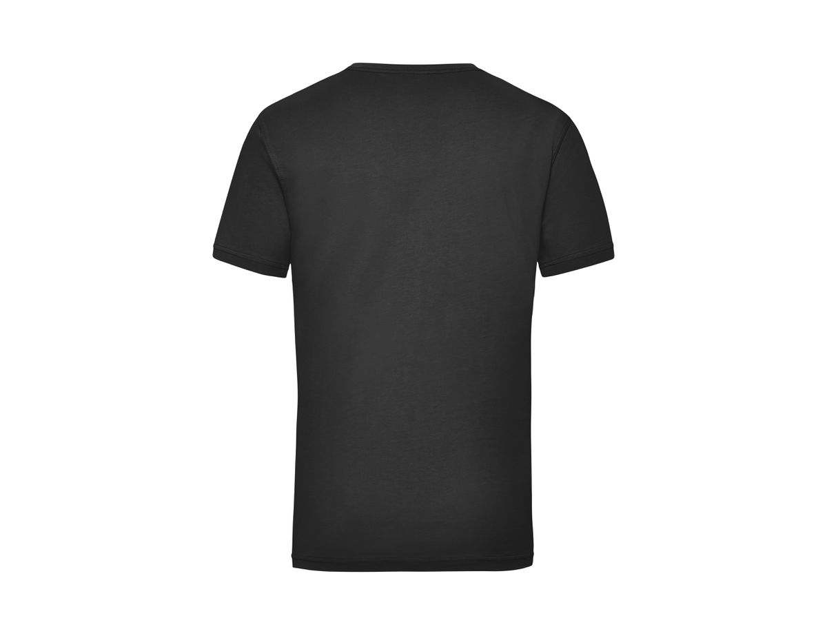 JN Workwear-T Men JN800 100%BW, black, Größe 6XL