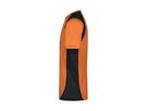 JN Mens Running-T JN306 100%PES, orange/black, Größe M