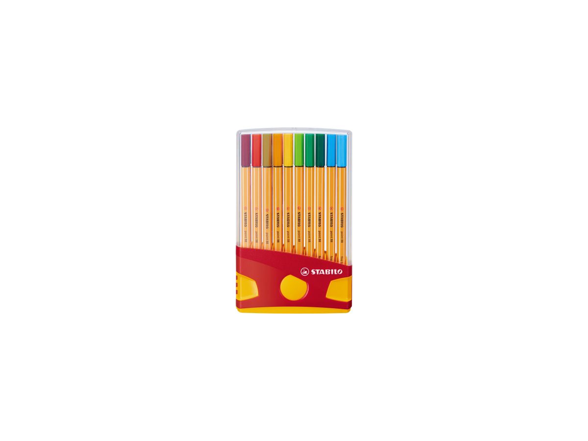 Tintenschreiber point 88 ColorParad 20St in 20 Farben i. Kunststoff Box
