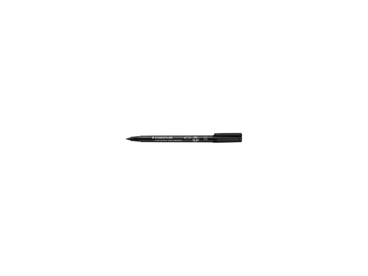 STAEDTLER Folienschreiber Lumocolor 317-9 1mm permanent schwarz