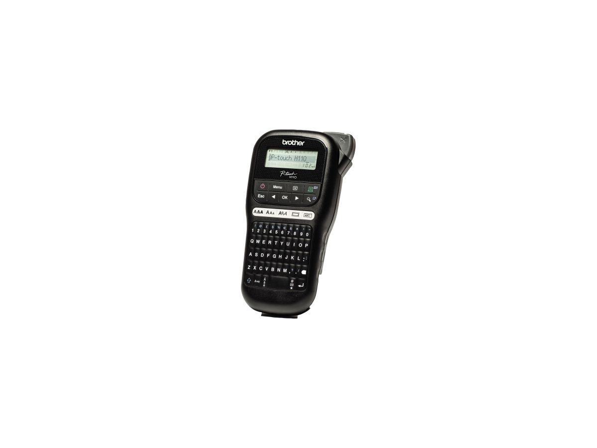 P-touch Beschriftungsgerät PTH110ZG1 3,5-12mm schwarz/silber