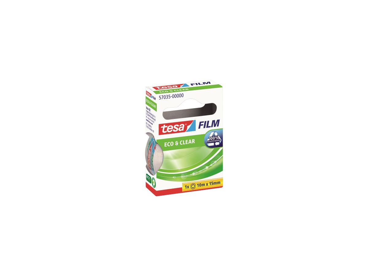 tesa Klebefilm tesafilm Eco&Clear 57035-00000 15mmx10m