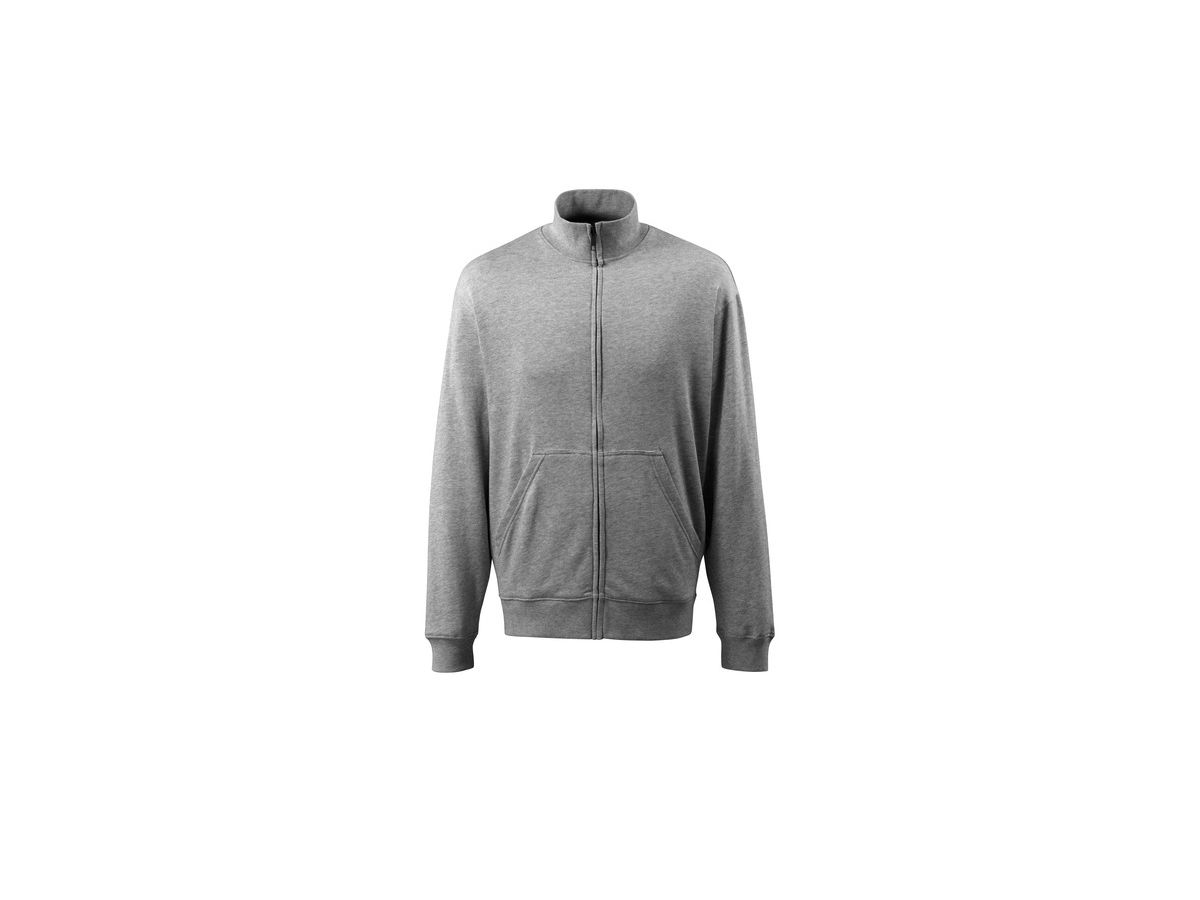MASCOT Sweatshirt LAVIT mit RV grau-meliert, Gr. S
