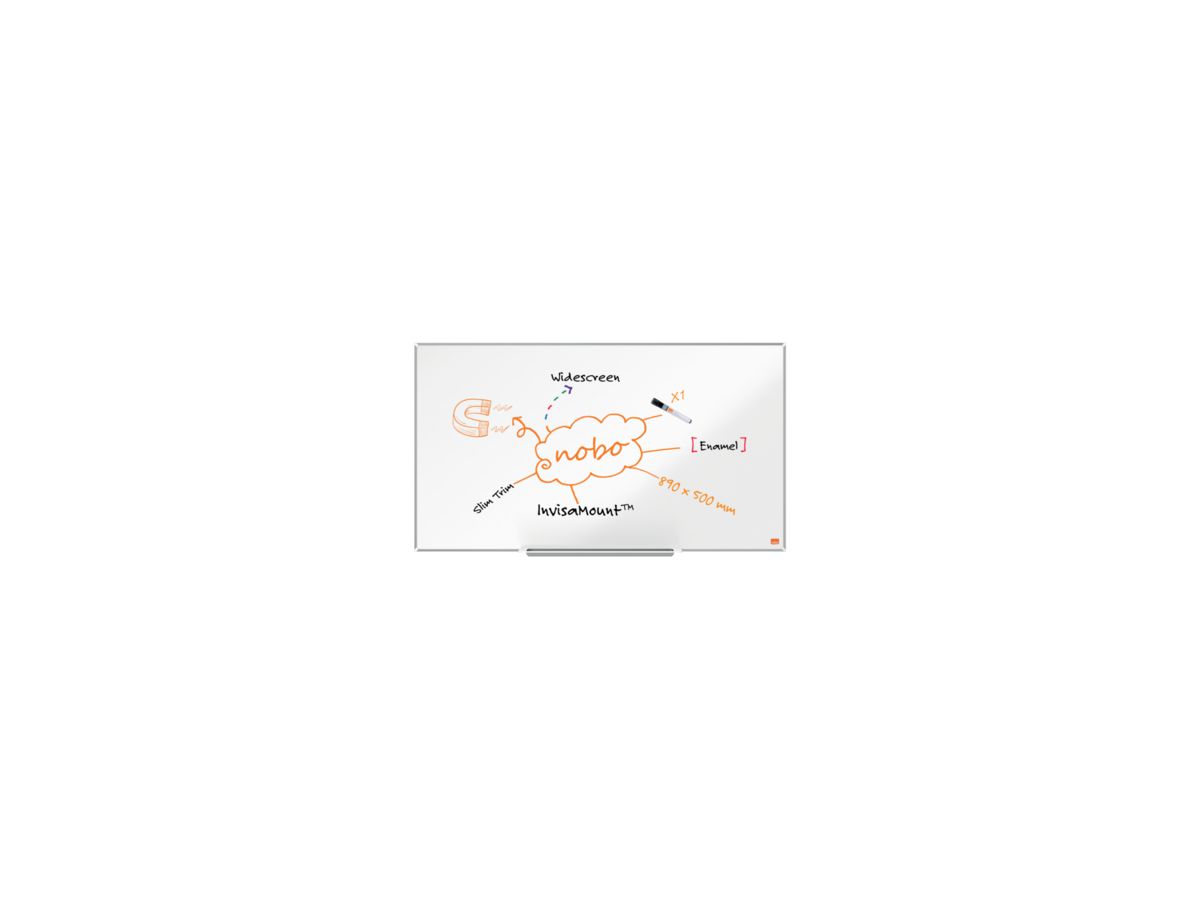 Nobo Whiteboard Impression Pro 1915249 Emaille 50x89cm