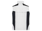 JN Workwear Vest JN822 65%PES/35%BW, white/carbon, Größe 4XL