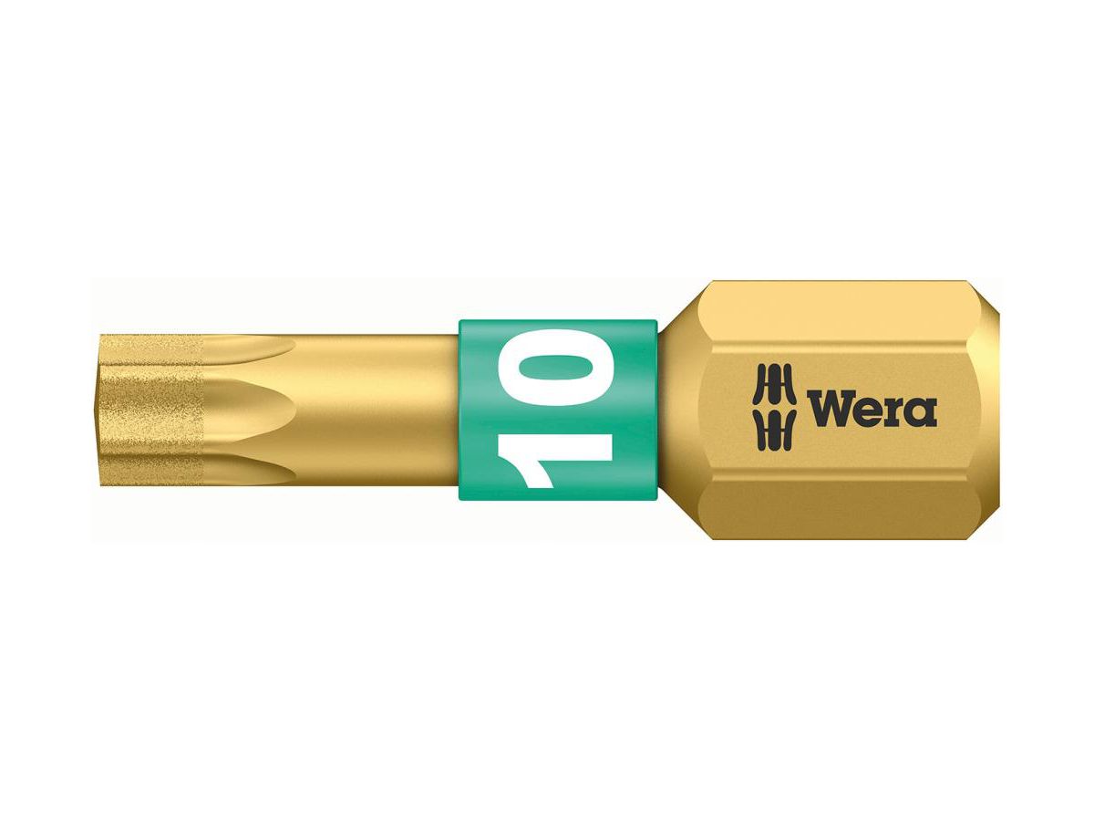 WERA Bit 1/4" TORX 867/1 BDC T 10 x 25 mm, Diamant