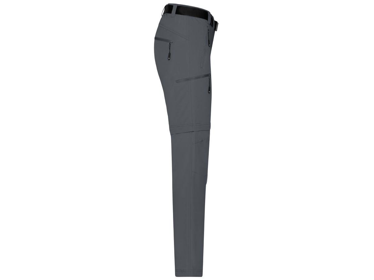 JN Ladies' Zip-Off Trekking Pants JN1201 carbon, Größe XS