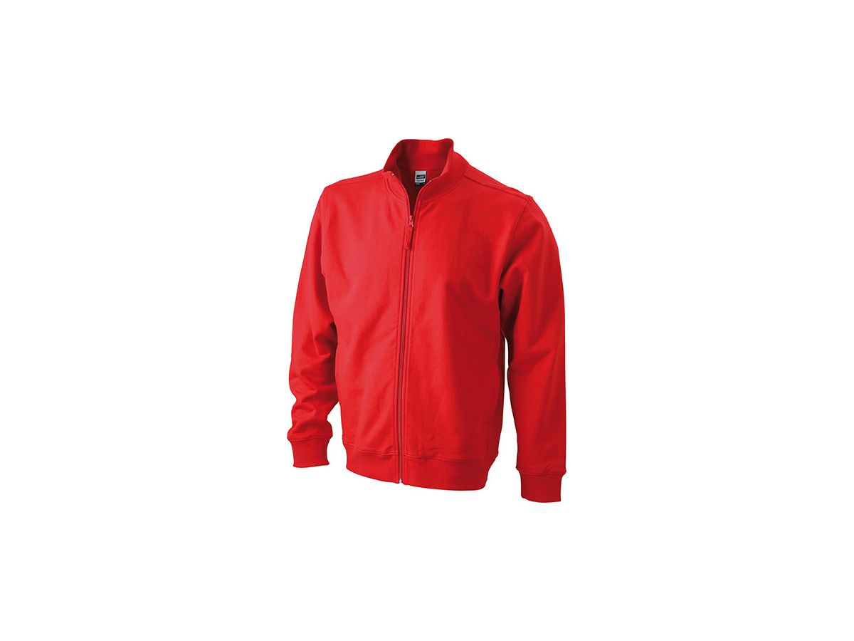 JN Sweat Jacket JN058 100%BW, red, Größe 3XL