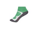 JN Sport Socks Short JN210 76%PES/22%PA/2%EL, green, Größe 35-38