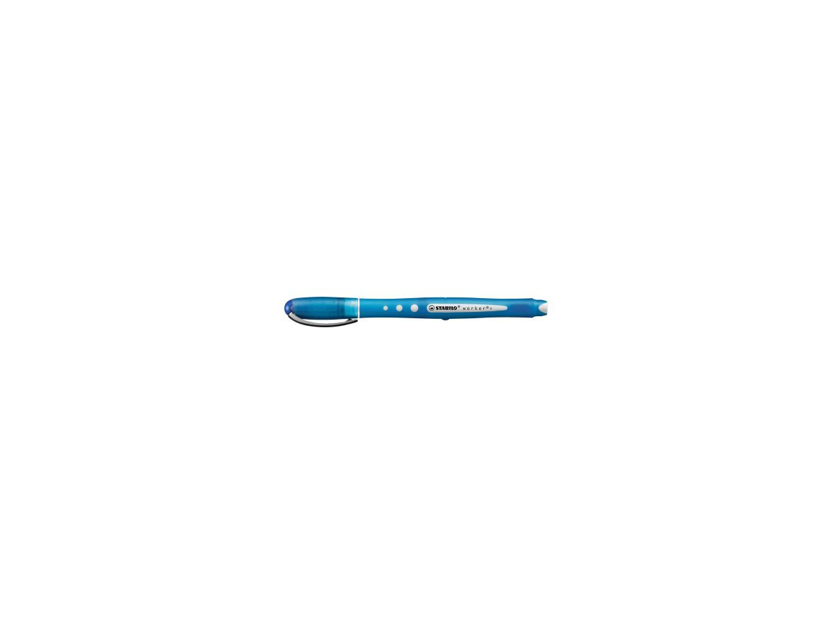 STABILO Rollerball worker colorful 2019/41 0,5mm Kappenmodell blau