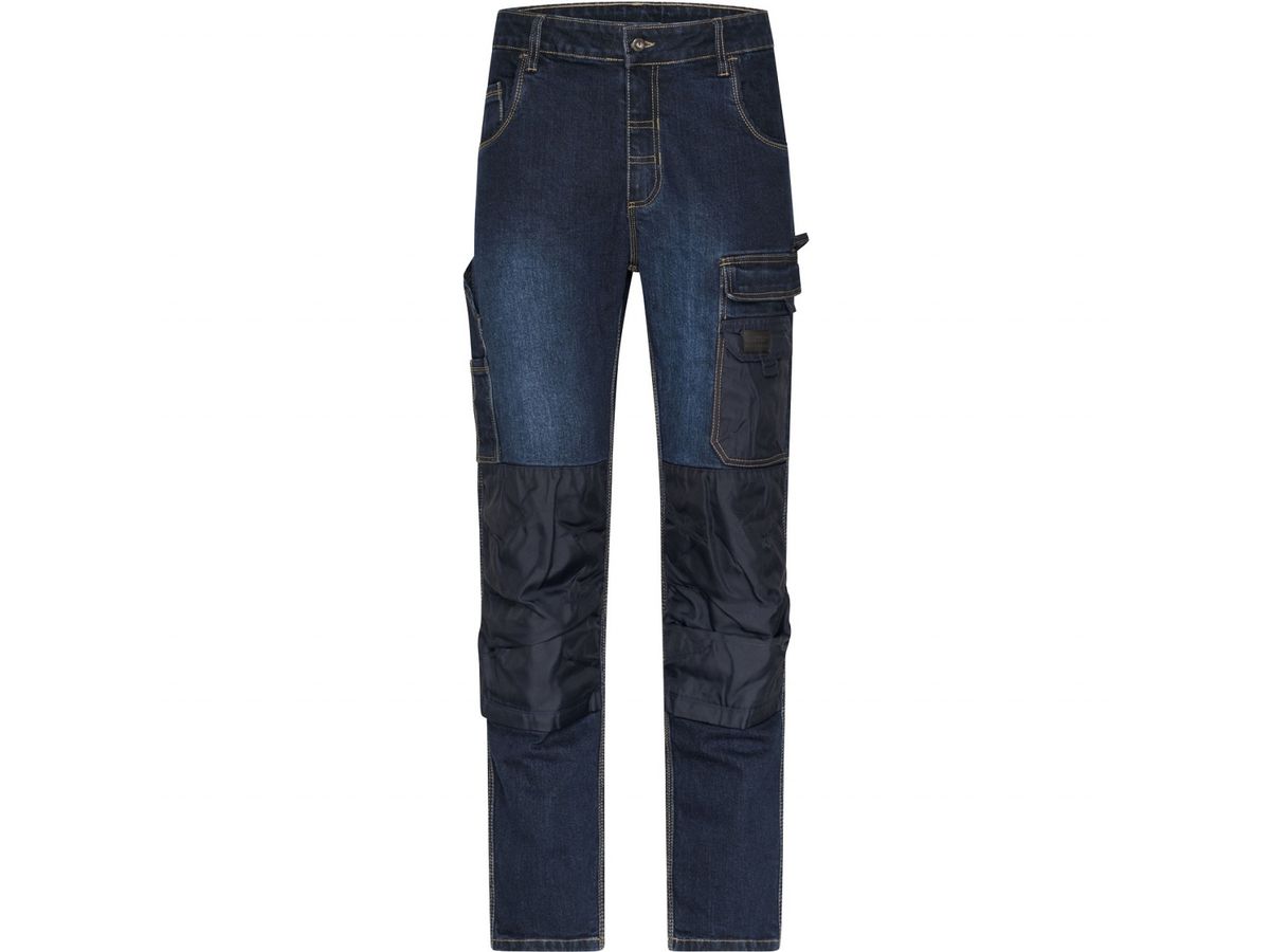 JN Workwear Stretch-Jeans JN875 blue-denim Gr. 44