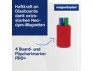 magnetoplan Stiftehalter magnetoTray small 1227606 rot