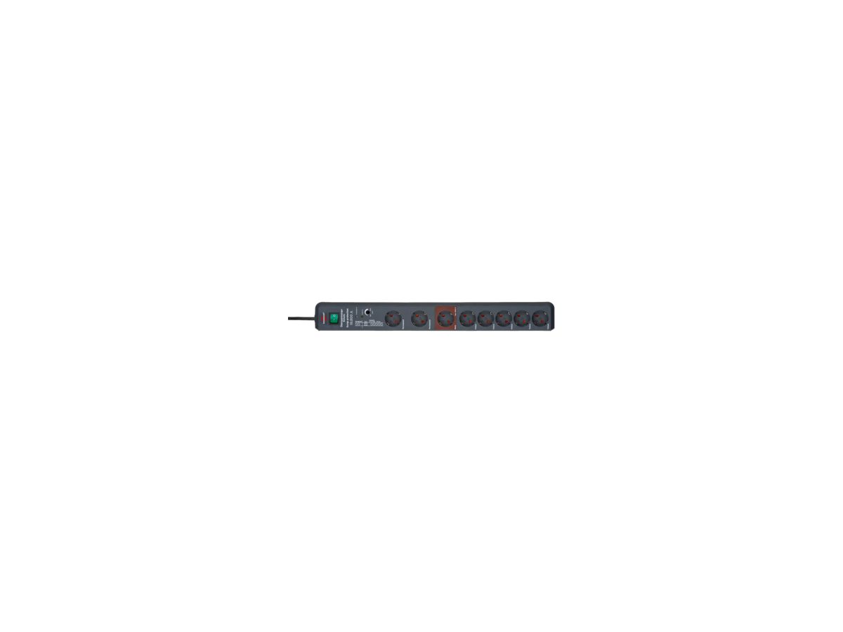 brennenstuhl Steckdosenleiste SecureTec 1159490936 8-fach an