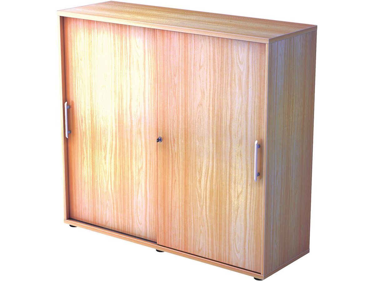 Hammerbacher Schiebetürenschrank V1753S/N/N/RE nußbaum/nußbaum