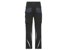JN Workwear Pants Slim Line JN1832 black/carbon Gr. 64