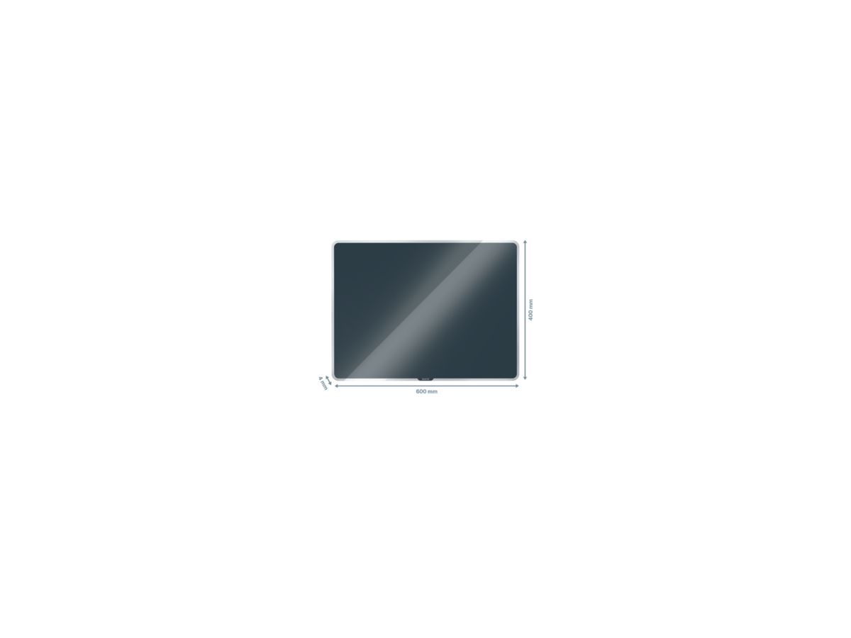 Leitz Whiteboard Cosy 70420089 Glas 60x40cm grau