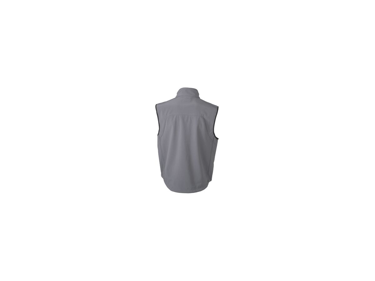JN Mens Softshell Vest JN136 95%PES/5%EL, carbon, Größe M