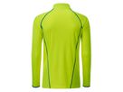 JN Men's Sports Shirt Longsleeve JN498 bright-yellow/bright-blue, Größe M