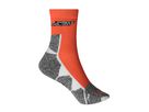 JN Sport Socks JN215 bright-orange/white, Größe 45-47