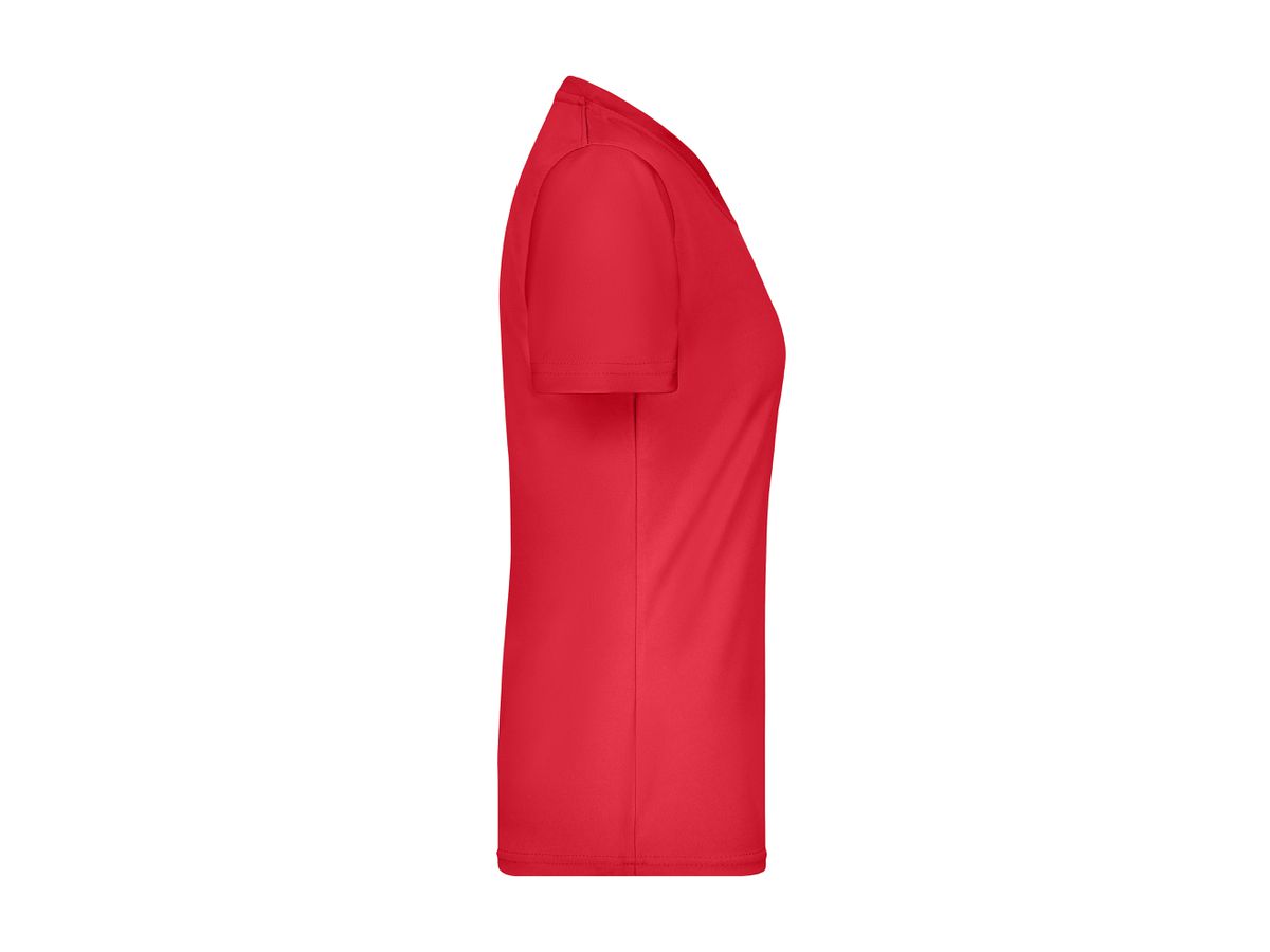 JN Ladies Active-V T-Shirt JN735 red, Gr. L