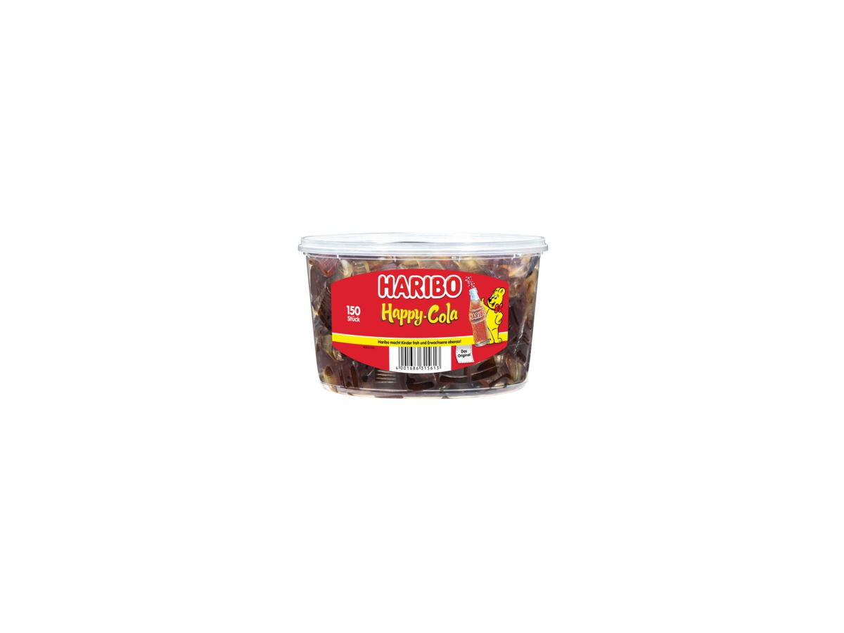 HARIBO Fruchtgummi Happy Cola 379982 150 St./Pack.