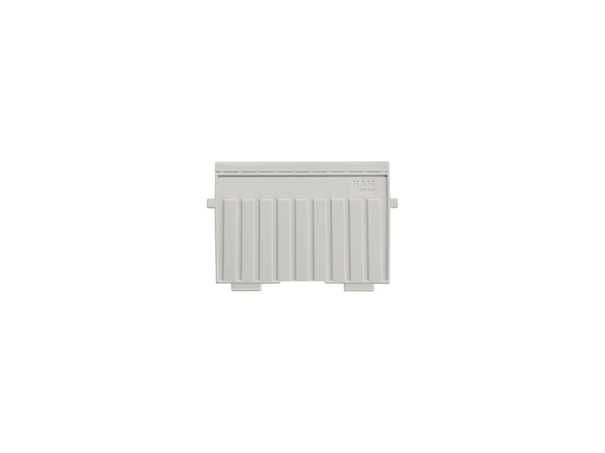 HAN Stützplatte 9026-11 DIN A6 quer Polystyrol lichtgrau