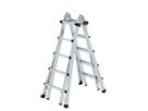 MUNK Teleskopleiter Alu 4 x 5 Sprossen
