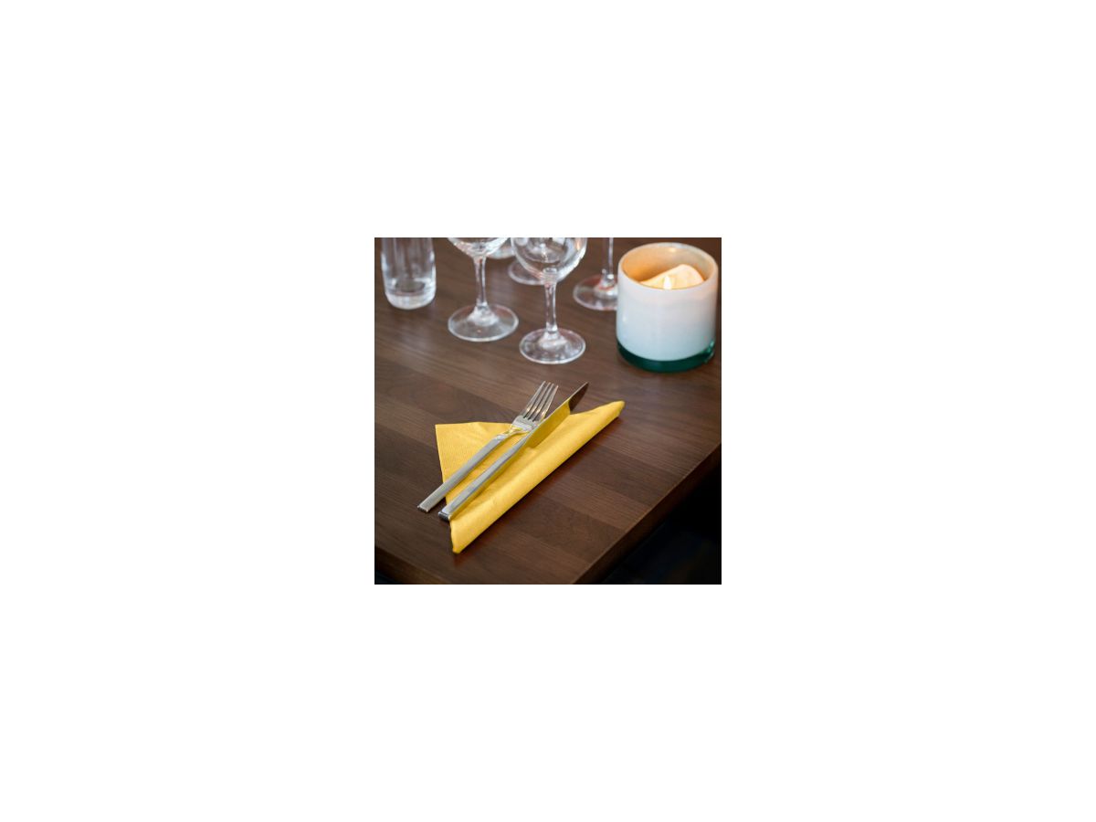 Tork Serviette 477862 33x33cm 3lg. 1/4 Falz gelb 150 St./Pack.