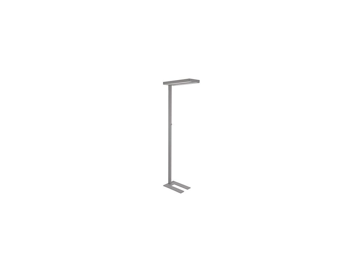 MAUL Standleuchte MAULjaval 141460 LED dimmbar 80W silber