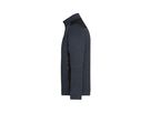 JN Strickfleece Jacke carbon-melange/bl. 100% Polyester 280g/m JN 862 Gr. XS