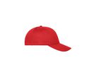 mb 6 Panel Cap Bio Cotton MB6236 red, Größe one size