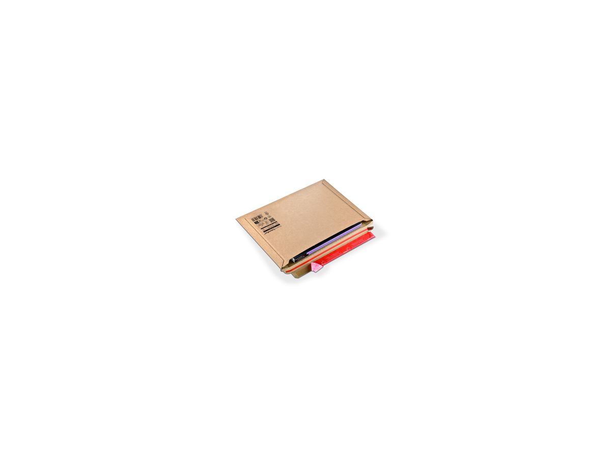 ColomPac Wellpappversandtasche 400x285x50 braun Querbefüllung