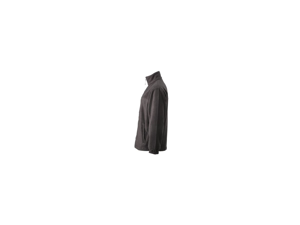 JN Full-Zip Fleece JN044 100%PES, dark-grey, Größe XL
