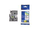 P-touch Schriftbandkassette TZE241 18mmx8m laminiert sw auf ws