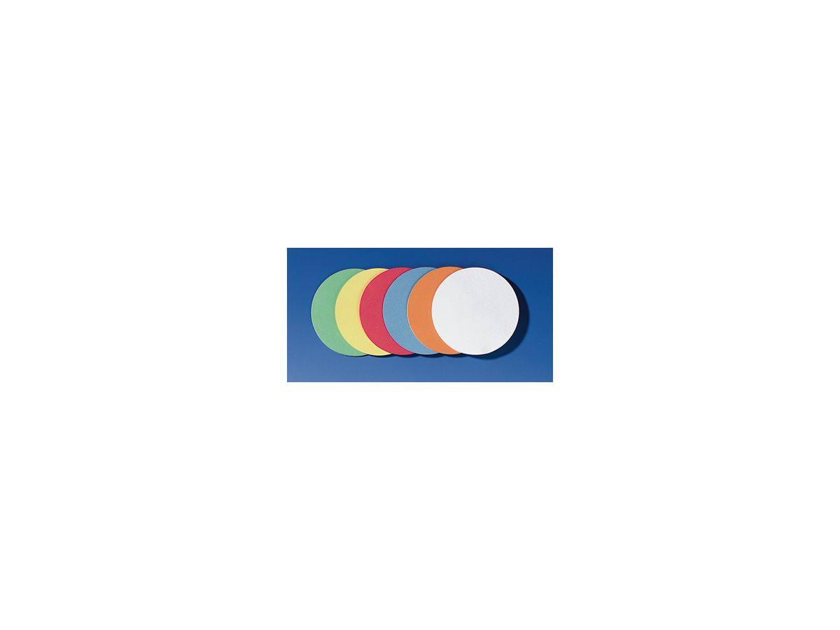 Franken Moderationskarte UMZ 10 99 95mm Kreis sortiert 500 St./Pack.