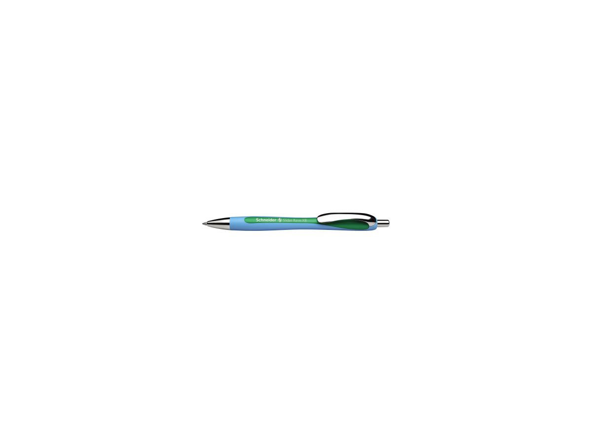 SCHNEIDER Druckkugelschreiber Slider Rave XB 132504 1mm grün