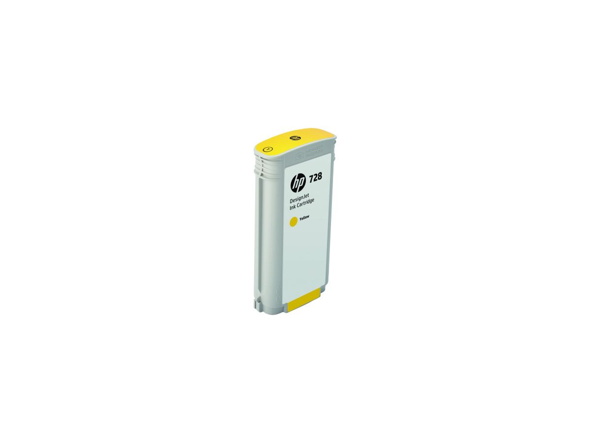 HP Tintenpatrone Nr.728 F9J65A HC 130ml gelb