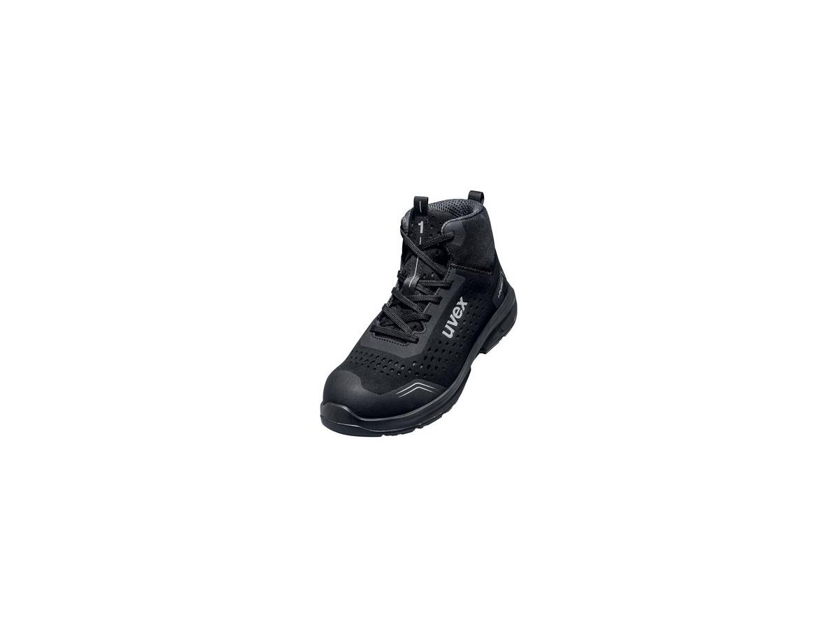 UVEX 1 sport Sicherheits-Stiefel Gr. 51 W14 S1PS ESD, schwarz, 6899.4