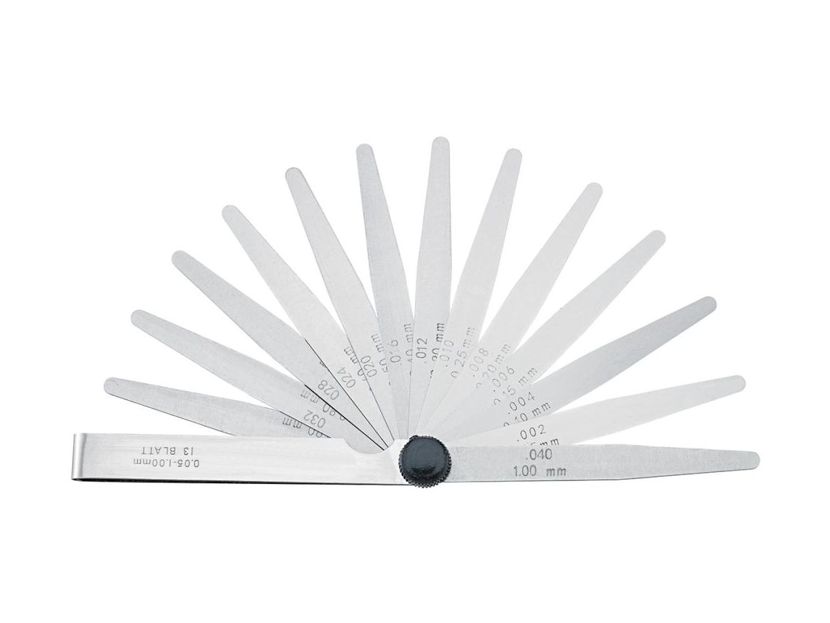 Prec. feeler gauge 8blade 0.05-0.50mm FORMAT