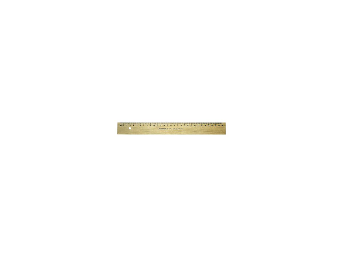 RUMOLD Holzlineal FL232/30 aus Weißbuche 30cm natur