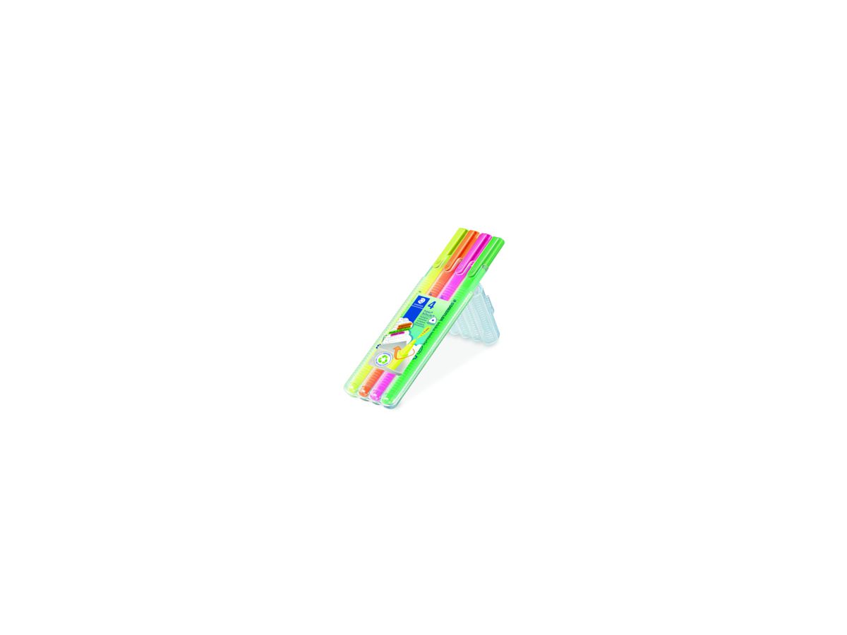 STAED Textmarker triplus 362 4er Etui (ge pi or gn)