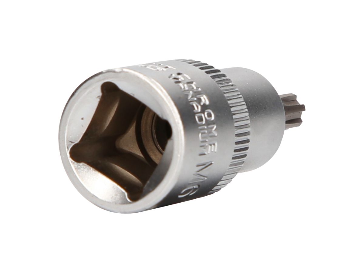 BRILLIANT TOOLS 1/2" Bit-Schrauben- dreher-Einsatz,RIBE, 55mm, M6