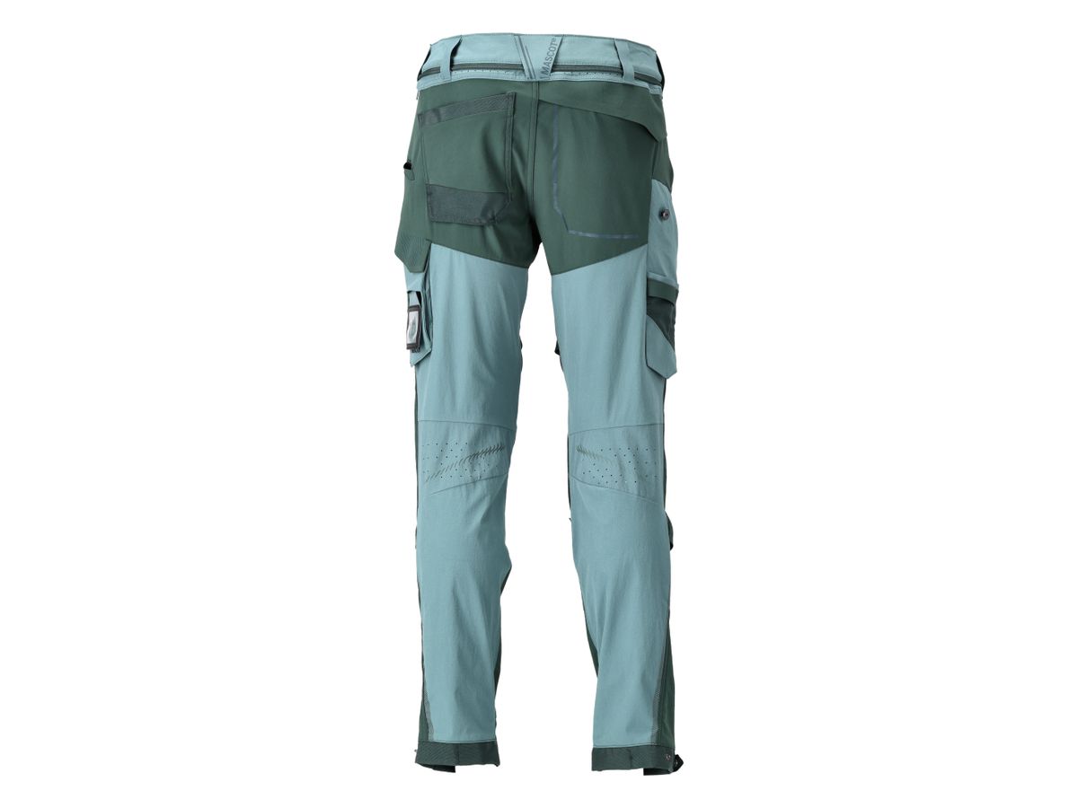 MASCOT Customized Bundhose Stretch Gr. 90C58 helles waldgr/waldgr 22279-605