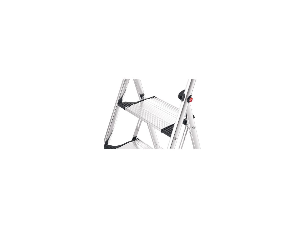 HAILO Trittleiter Living Step Comfort Plus 4303-301 3Stufen alu