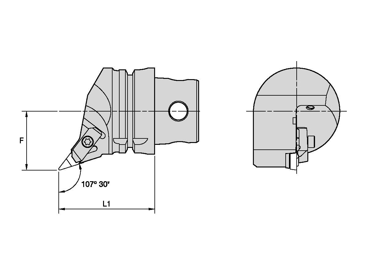 KENNAMETAL KM4X63NVHCL16 TOP NOTCH PROFILDREH WERKZEUG