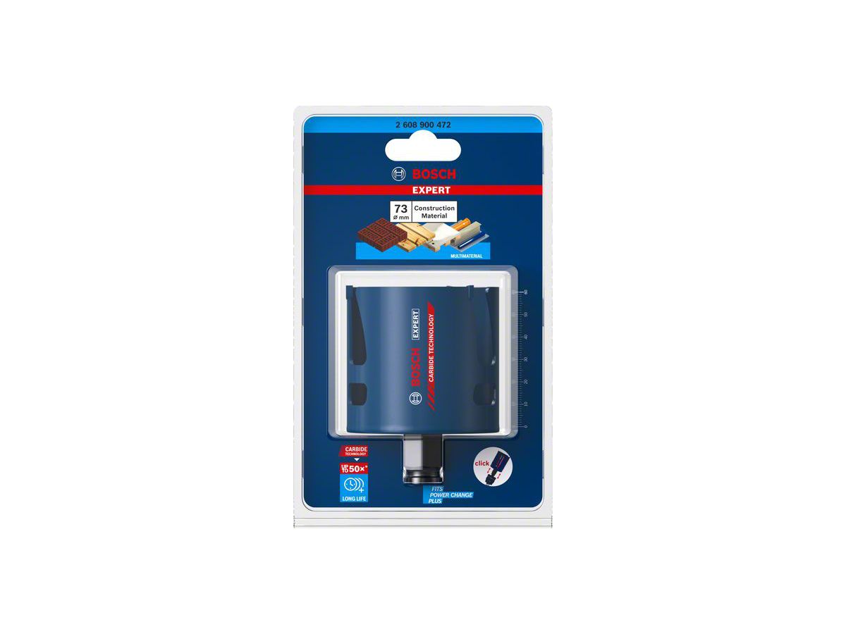 BOSCH Lochsäge EXPERT ConstructionMat 73 mm