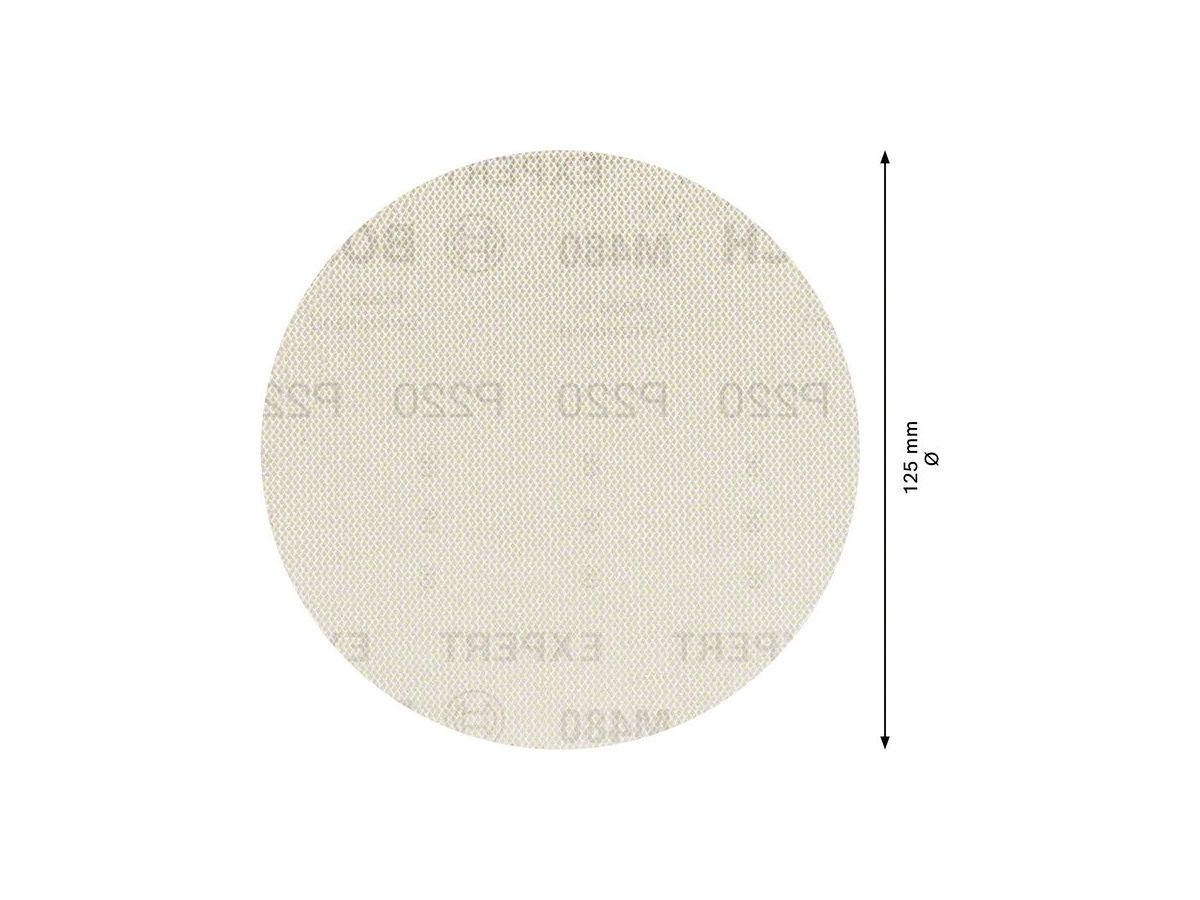 BOSCH Netzstruktur Schleifblatt M480 EXPERT 125 mm, K 220, VE 5