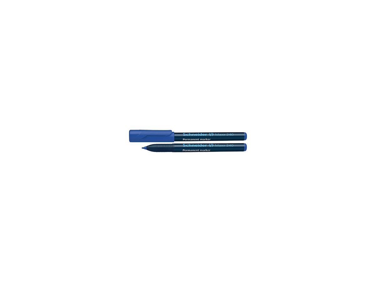 Schneider Permanentmarker Maxx 240 124003 1-2mm Rundspitze blau