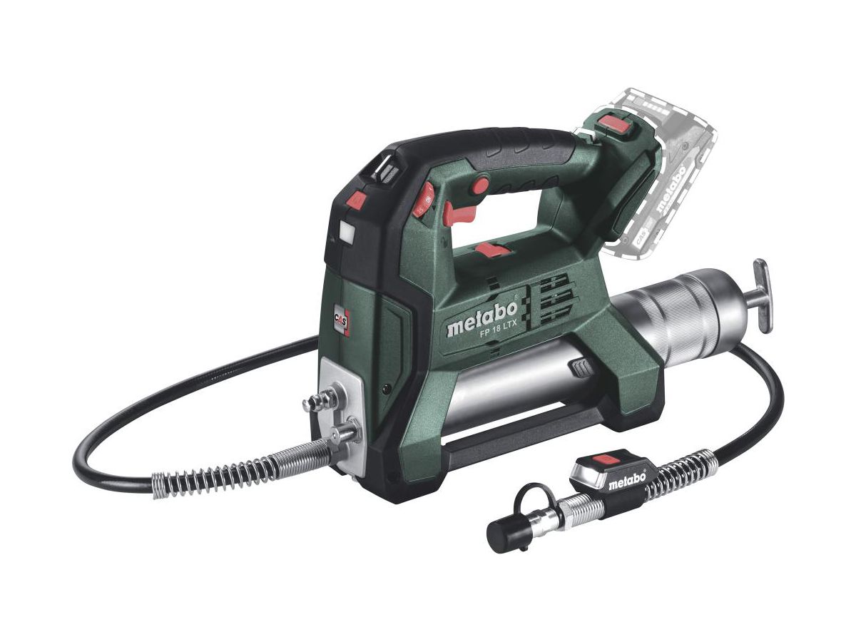 METABO Akku-Fettpresse FP 18 LTX solo, im Karon
