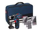BOSCH Akku-Bohrschrau. + 39 tlg. Zubehör GSR 12V-15, 2 Ah, 4,0 Ah, Ladeg, Tasche